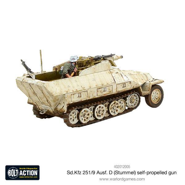 Bolt Action SD.KFZ 251/9 AUSF D Stummel New - Tistaminis