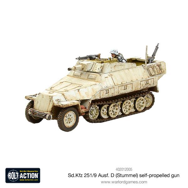 Bolt Action SD.KFZ 251/9 AUSF D Stummel New - Tistaminis