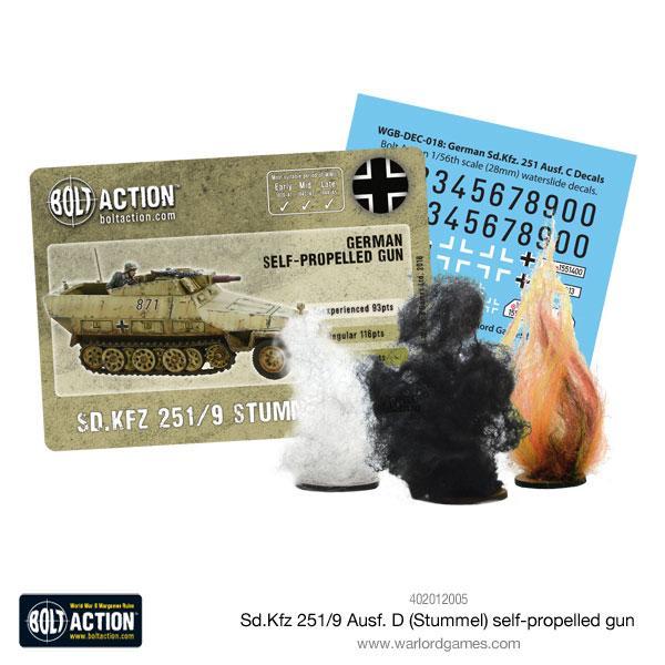 Bolt Action SD.KFZ 251/9 AUSF D Stummel New - Tistaminis