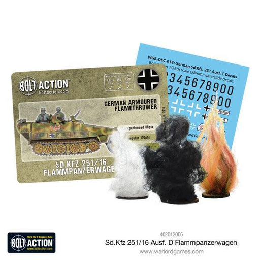 Bolt Action Sd.Kfz 251/16 Ausf D Flammenpanzerwagen New - Tistaminis