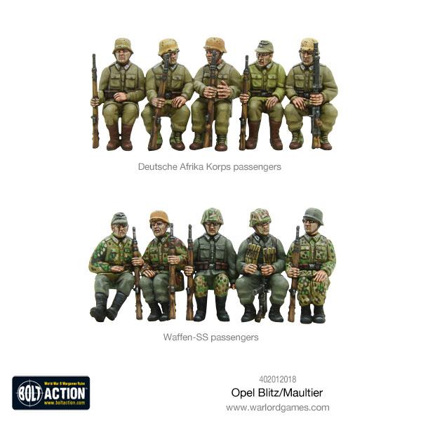 Bolt Action Opel Blitz / Maultier New - Tistaminis