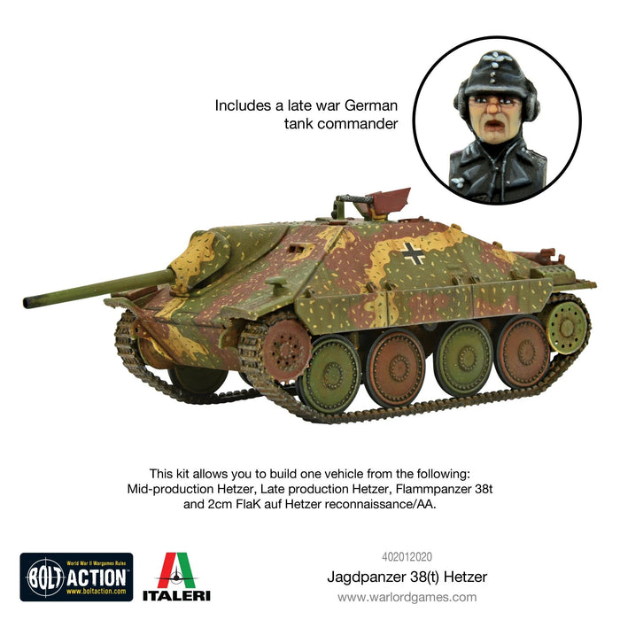 Bolt Action Jagdpanzer 38(T) Hetzer New - Tistaminis