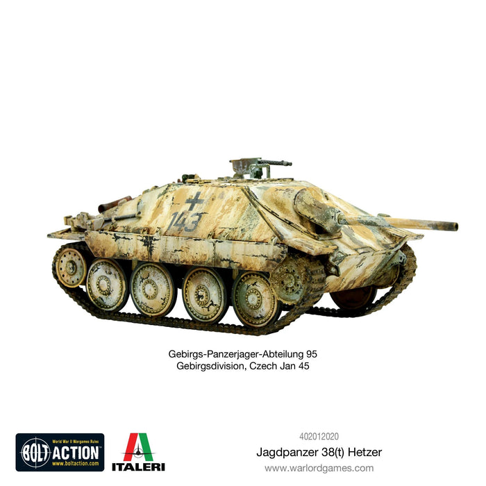 Bolt Action Jagdpanzer 38(T) Hetzer New - Tistaminis