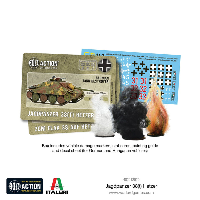 Bolt Action Jagdpanzer 38(T) Hetzer New - Tistaminis