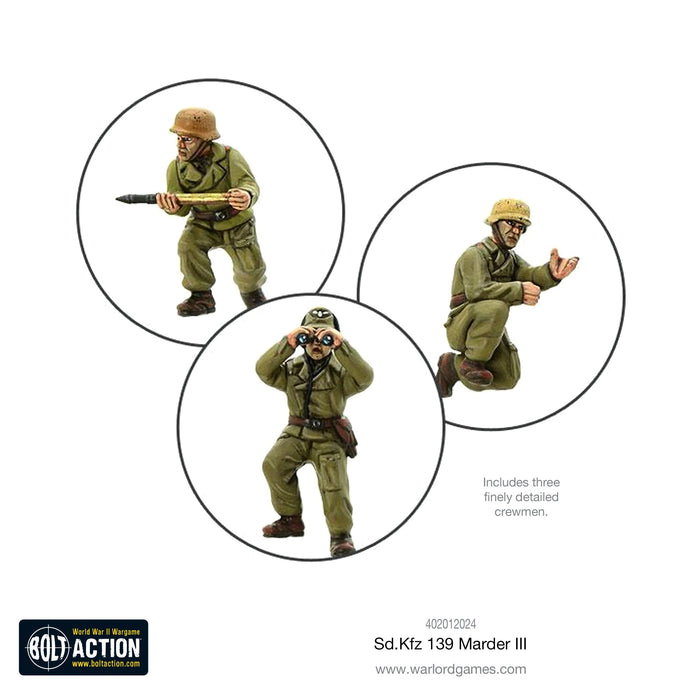 Bolt Action SD.KFZ 139 Marder III New - Tistaminis