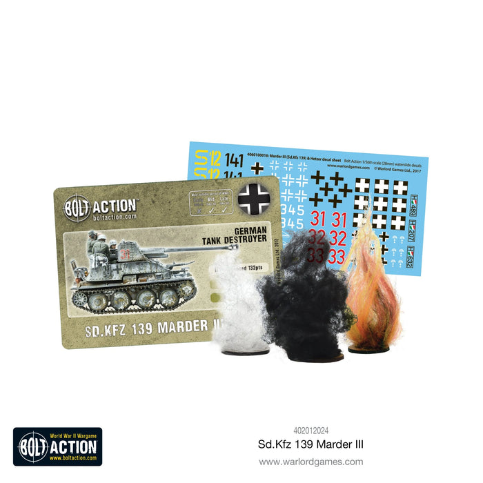 Bolt Action SD.KFZ 139 Marder III New - Tistaminis