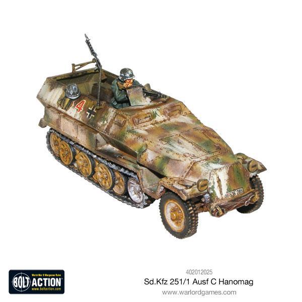 Bolt Action SD.KFZ 251/1 AUSF C Hanomag New - Tistaminis