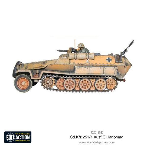 Bolt Action SD.KFZ 251/1 AUSF C Hanomag New - Tistaminis