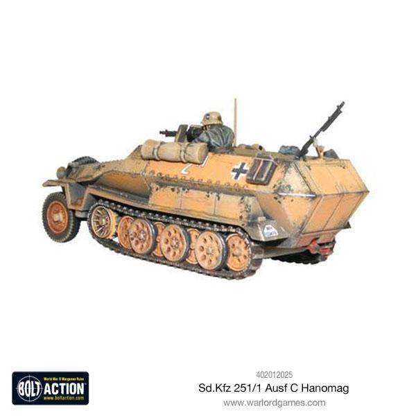 Bolt Action SD.KFZ 251/1 AUSF C Hanomag New - Tistaminis