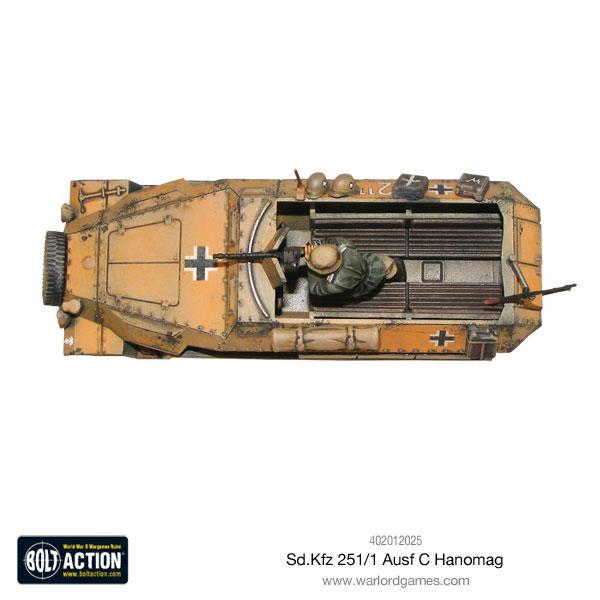 Bolt Action SD.KFZ 251/1 AUSF C Hanomag New - Tistaminis