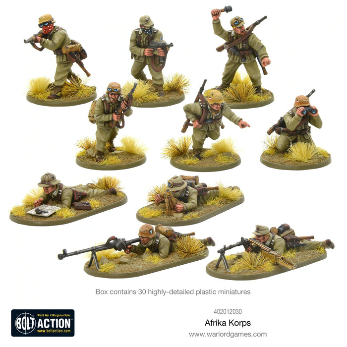 Bolt Action Afrika Korps German Grenadiers New - Tistaminis