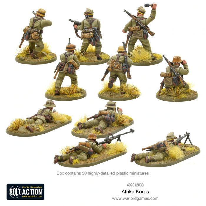 Bolt Action Afrika Korps German Grenadiers New - Tistaminis