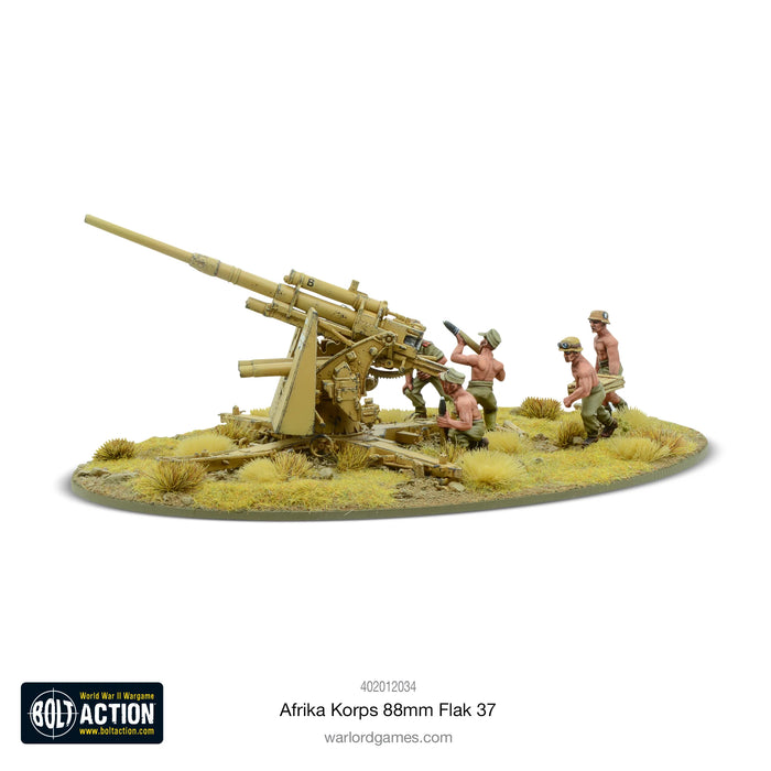 Bolt Action Afrika Korps 8.8cm Flak 37 New - Tistaminis