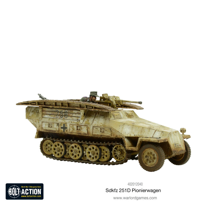 Bolt Action German Plastic Sd.Kfz 251 D Pionierwagen New - Tistaminis