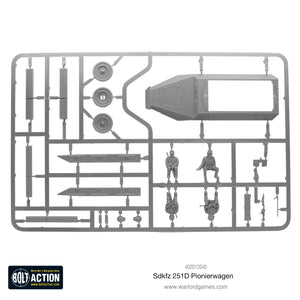 Bolt Action German Plastic Sd.Kfz 251 D Pionierwagen New - Tistaminis