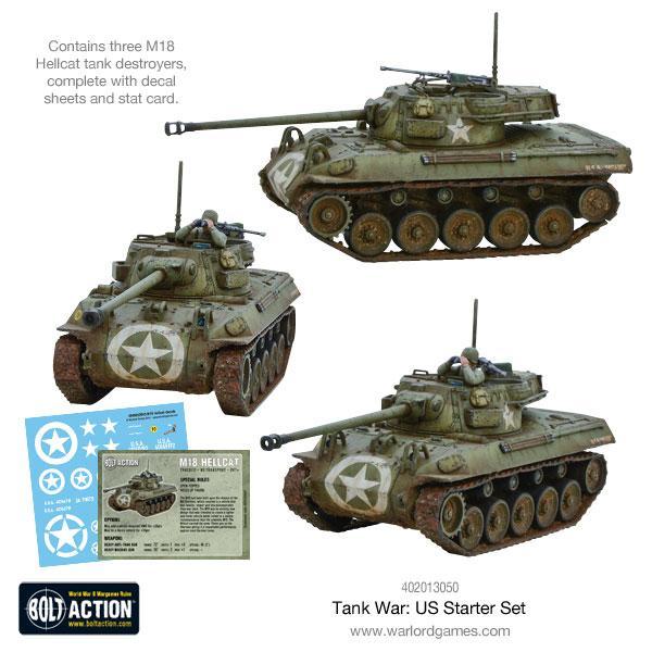 Bolt Action Tank War: US Starter Set New - Tistaminis