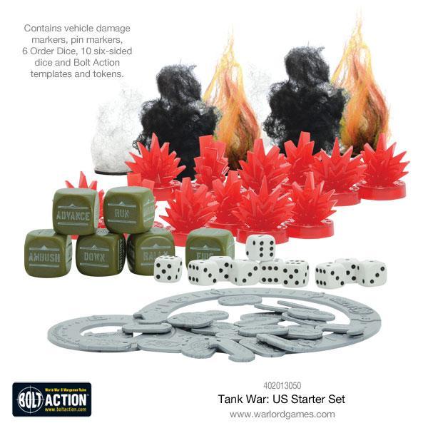 Bolt Action Tank War: US Starter Set New - Tistaminis