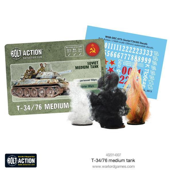 Bolt Action T-34/76 Medium Tank New - Tistaminis