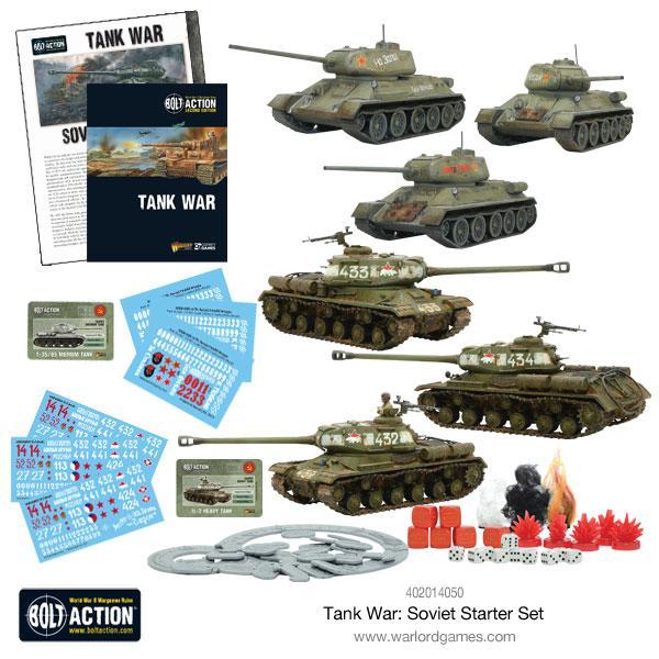 Bolt Action Tank War: Soviet starter set New - Tistaminis