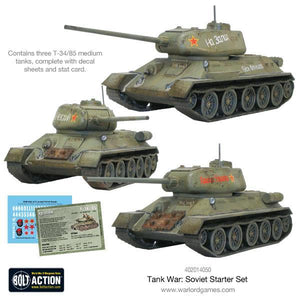 Bolt Action Tank War: Soviet starter set New - Tistaminis
