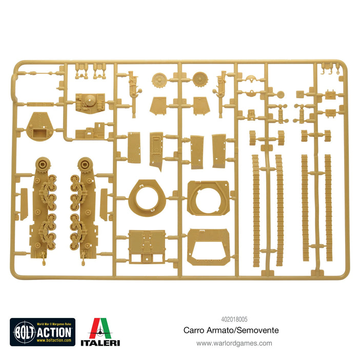 Bolt Action Italian Carro Armato / Semovente New - Tistaminis