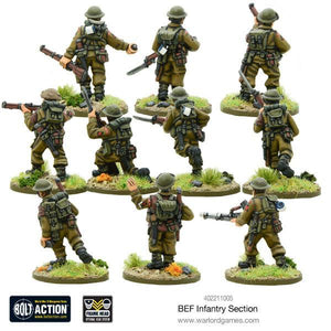 Bolt Action BEF Infantry Section New - Tistaminis