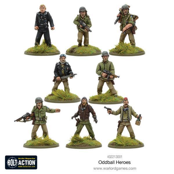 Bolt Action United States US Oddball Heroes New - 402213001 - Tistaminis