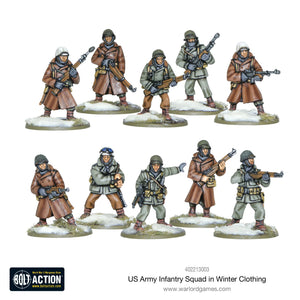 Bolt Action US Army Infantry Squad (winter) New - Tistaminis