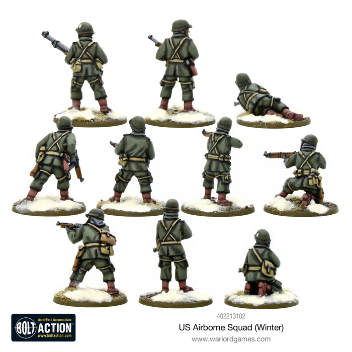 Bolt Action United States US Airborne Squad (Winter)  New - 402213102 - Tistaminis