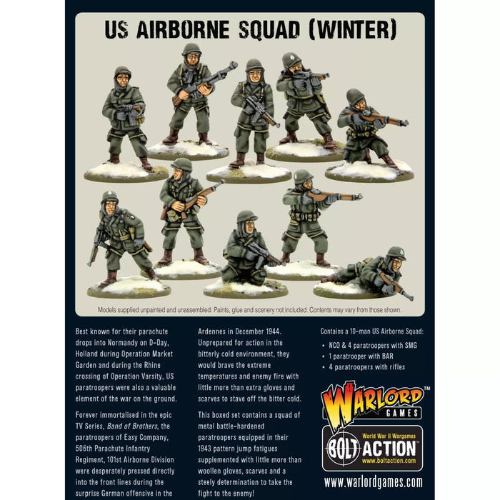 Bolt Action United States US Airborne Squad (Winter)  New - 402213102 - Tistaminis