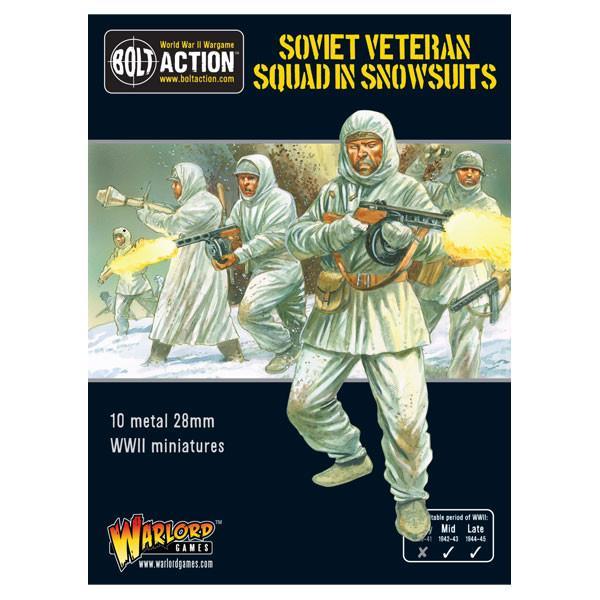 Bolt Action Soviet Veteran Squad in Snowsuits New - Tistaminis