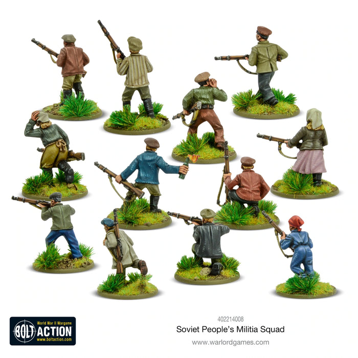 Bolt Action Soviet Peoples Militia Squad New - Tistaminis