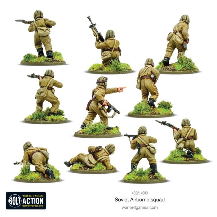 Bolt Action Soviet Airborne Squad New - Tistaminis