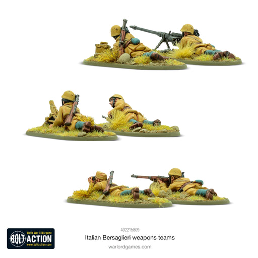 Bolt Action Italian Bersaglieri weapons teams New - Tistaminis