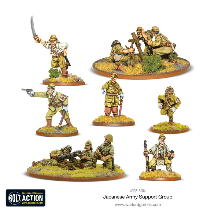 Bolt Action Japanese Army support group New - Tistaminis