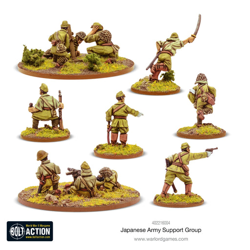 Bolt Action Japanese Army support group New - Tistaminis