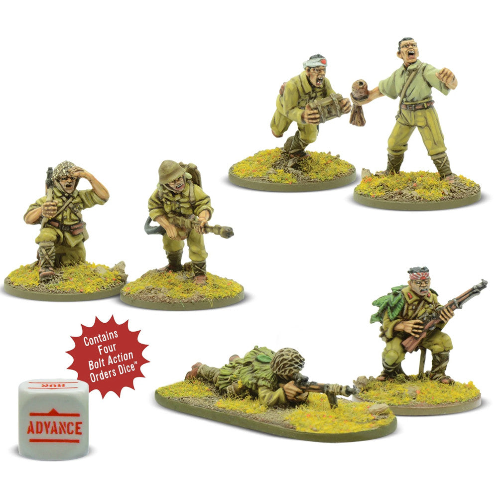 Bolt Action Japanese Army weapons teams new - Tistaminis