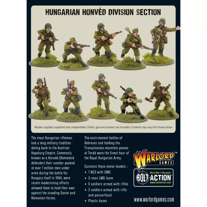 Bolt Action Hungarian Army Honved Division Section New - Tistaminis