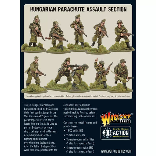 Bolt Action Hungarian Parachute Assault Section New - Tistaminis