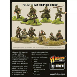 Bolt Action Polish Army Support Group New - Tistaminis