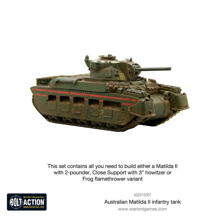 Bolt Action Australian Matilda II Infantry Tank New - 402415001 - Tistaminis