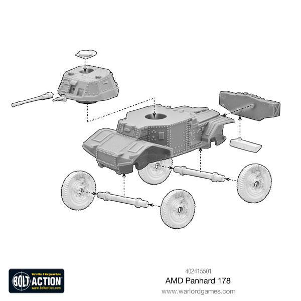 Bolt Action AMD Panhard 178 New - Tistaminis