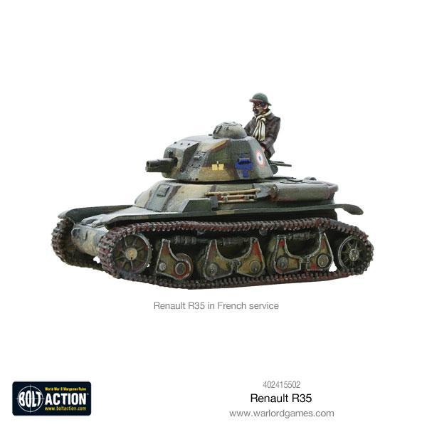 Bolt Action Renault R35 New - Tistaminis