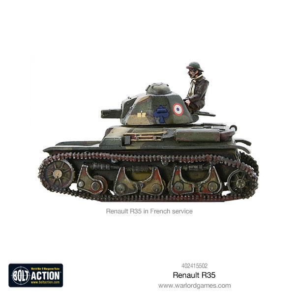 Bolt Action Renault R35 New - Tistaminis