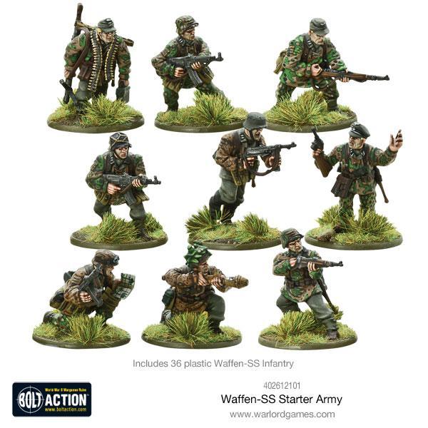 Bolt Action Waffen -SS Army Starter Army New - Tistaminis