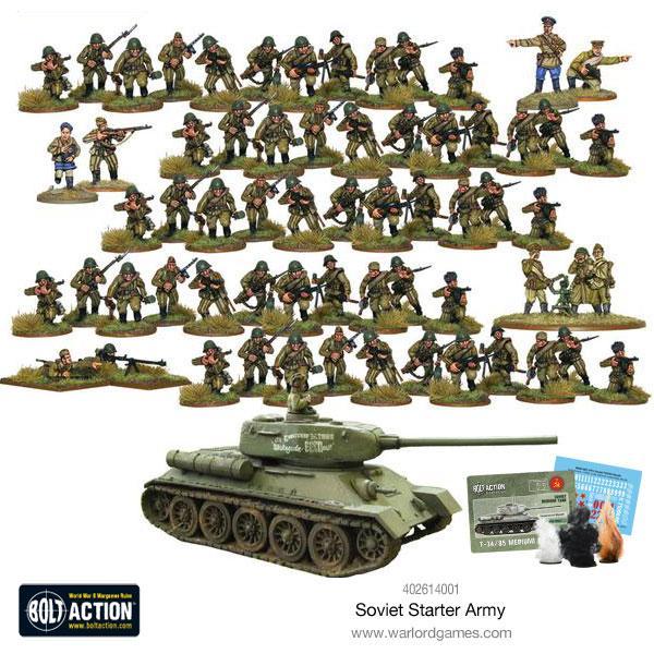 Bolt Action Soviet Army Winter Starter Army New - Tistaminis