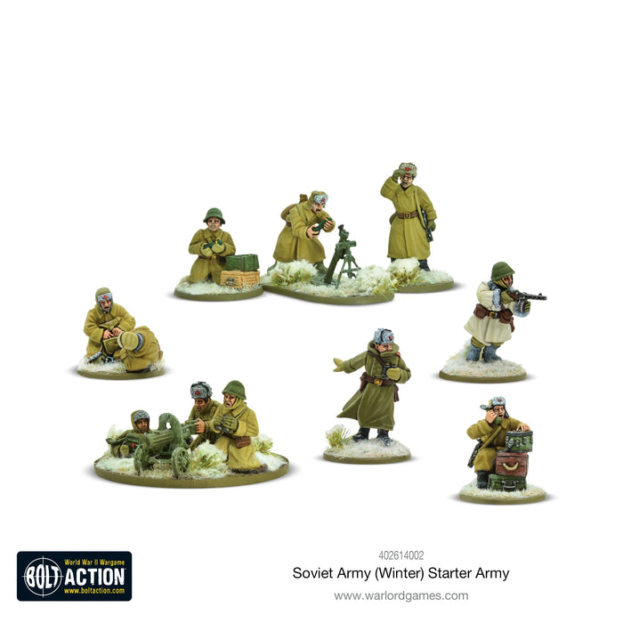 Bolt Action Soviet Army Winter Starter Army New - Tistaminis