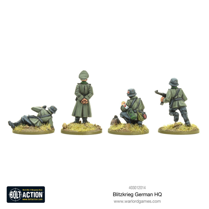 Bolt Action Blitzkrieg German HQ (1939-42) New - Tistaminis