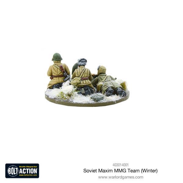 Bolt Action Soviet Maxim MMG Team Winter New - Tistaminis