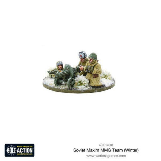 Bolt Action Soviet Maxim MMG Team Winter New - Tistaminis